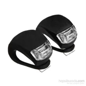 Bisiklet Işığı Gece Lambası Su Geçirmez Silikon Uyarı İkaz Yanıp Sönen - 11