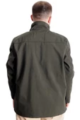 Mode XL Büyük Beden Erkek Mont Waterproof Softshell 21232 Haki - 12