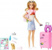 Barbie Seyahatte Bebeği ve Aksesuarları 8125 - 2