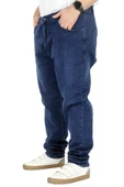 Mode XL Büyük Beden Kot Pantolon Klasik 5 Cep Lopez Blue 22926 Mavi - 2