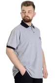 Mode XL Büyük Beden Erkek Polo T-shirt SAILING 23344 Grimelanj - 2