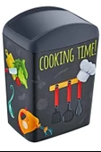 Turan Plastik Soft Çöp Kutusu 10 Lt Cooking - 1
