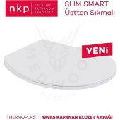Nkp Slim Smart Thermoplast Yavaş Kapanan Klozet Kapağı 0302 thumbnail 1