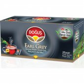 Doğuş Early Grey Süzen Poşet Bardak Sallama Çay 25 Li Paket - 1