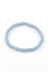 Anjelit  Doğal Taş Bileklik 6 mm Küre Kesim thumbnail 2