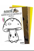 Alüminyum Folyo Kabartma Seti 20x30 cm Deney Malzemesi 1 Paket Aliminyum Folyo Seti Kabartma - 8