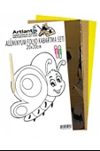 Alüminyum Folyo Kabartma Seti 20x30 cm Deney Malzemesi 1 Paket Aliminyum Folyo Seti Kabartma - 4