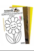 Alüminyum Folyo Kabartma Seti 20x30 cm Deney Malzemesi 1 Paket Aliminyum Folyo Seti Kabartma - 3
