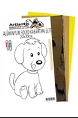 Alüminyum Folyo Kabartma Seti 20x30 cm Deney Malzemesi 1 Paket Aliminyum Folyo Seti Kabartma - 11