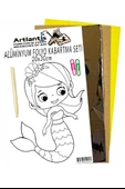 Alüminyum Folyo Kabartma Seti 20x30 cm Deney Malzemesi 1 Paket Aliminyum Folyo Seti Kabartma - 2