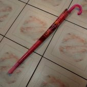 plastik korumalı  kapaklı kız çocuk şemsiyesi baston 8 tel (teleskopik) thumbnail 2