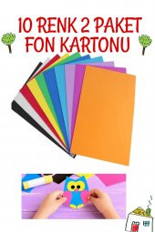 Fon Kartonu 2 paket 23x33 ebat 10 lu x 2 - 1