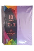 a4 boy 7+3 ayraçlı defter dersane defteri (7 kareli 3 çizgili )250 yaprak 10 bölümlü udep - 4