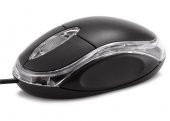 Everest Usb Siyah Işıklı Kablolu Optik Mouse 1200 Dpi thumbnail 2