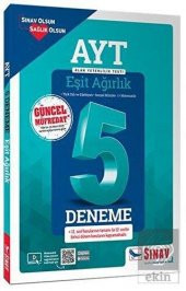 AYT Eşit Ağırlık Çözümlü 5 Deneme - 1