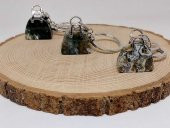 Çanta Şekilli Hint Akik Taşı AnahtarlıkKolye Ucu - 2