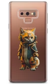 Samsung Galaxy Note 9 Kılıf Seri Others 16 Robot Kedi Clear Hediyelik Kılıf thumbnail 1