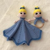 Peri Kızı Çıngırak ve Uyku Arkadaşı Amigurumi Organik Oyuncak - 1