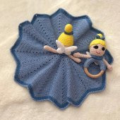 Peri Kızı Çıngırak ve Uyku Arkadaşı Amigurumi Organik Oyuncak - 2