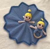 Peri Kızı Çıngırak ve Uyku Arkadaşı Amigurumi Organik Oyuncak - 3