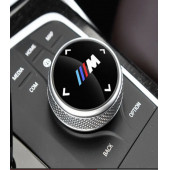 BMW M LOGOLU MULTIMEDYA DÜĞME ÜZERİ STICKER (45 MM) - 5