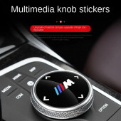 BMW M LOGOLU MULTIMEDYA DÜĞME ÜZERİ STICKER (48 MM) - 2