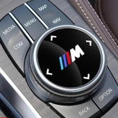 BMW M LOGOLU MULTIMEDYA DÜĞME ÜZERİ STICKER (48 MM) - 5