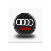 AUDI A4 A5 B9 2017-2019 MODEL 46 MM MULTIMEDYA DÜĞMESİ ÜZERİ DAMLA STICKER thumbnail 2