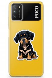 Xiaomi Poco M3 Kılıf Seri Others 04 Sevimli Köpek Clear Silikon Kılıf - 1