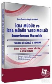 İcra Müdür ve İcra Müdür Yardımcılığı Sınavlarına - 1