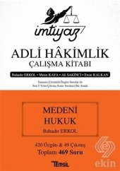 İmtiyaz Adli Hakimlik Çalışma Kitabı - Medeni Huku - 1