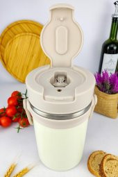 Digithome Paslanmaz Çelik Hazneli Yemek Termosu 2200 Ml Pembe - YK1413 - 3