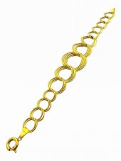 Süzme Samanyolu 14 Ayar Altın Bileklik - 2