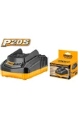 İngco Hızlı Akıllı Şarj Cihazı 20V 2.0Ah ING-FCLI2001E - 1