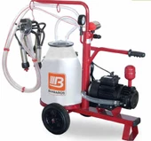 Bartech T Model Büyükbaş Süt Sağma Makinesi 30 Litre Kuru Pompa Tek Sağım Tek Güğüm - 1