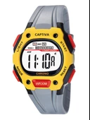 Captiva Digital 30 mt Suya Dayanıklı Işıklı Alarmlı Kronometreli Takvimli Slikon Kordonlu Çoçuk Kol Saati - 3