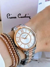 PR.08.KD.2004 Çelik Kordon Kadın Kol Saati 30 Mt Su Geçirmez thumbnail 1