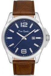 800411F12 Pierre Cardin Deri Kordon Erkek Kol Saati 30 Mt Su Gecirmez thumbnail 1