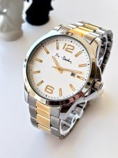 800411F06SB Pierre Cardin Çelik Kordon Erkek Kol Saati 30 Mt Su Gecirmez Kaplan Gözü Bileklik Hdyli thumbnail 3