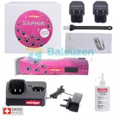 Heiniger Saphir Pink Evcil Hayvan Kırkma Makinesi İki Akülü - 1