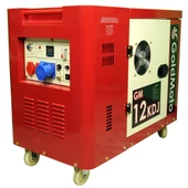 GoldMoto GM12KDJ Dizel Monofaze Marşlı Kabinli Jeneratör 10 kVA - 1
