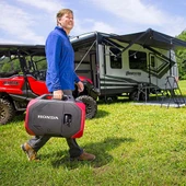 Honda EU 32i 3.2 kVA Taşınabilir Sessiz Benzinli Jeneratör - 4