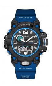 JO.CK2 Joefox Kücük Kasa Digital&Analog Kronmetre+Takvim+Alrm+Aydınlatma 8-15 Yaş Arası Çocuk Saati thumbnail 1