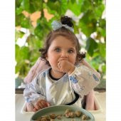 Mama Önlüğü Bebek Önlüğü Oyun Önlüğü Faaliyet önlüğü Mavi Fil Desenli 1 - 4 Yaş - 1