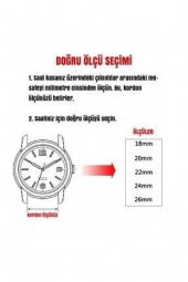 Nstime Hakiki Deri Anti Allergic 18mm Kahverengi Saat Kordonu thumbnail 6