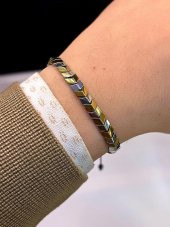 NS.EKB.40 Unisex Ok Seri Spor Yeni Tasarım Makrome Örgülü Ayarlanabilir Bileklik - 1