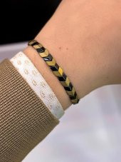 NS.EKB.41 Unisex Ok Seri Spor Yeni Tasarım Makrome Örgülü Ayarlanabilir Bileklik - 1