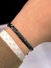 NS.EKB.45 Unisex Ok Seri Spor Yeni Tasarım Makrome Örgülü Ayarlanabilir Bileklik - 1