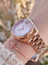 BLKT.2.244 Ferrucci Kadın Kol Saat 30 Mt Suya Dayanıklı Çelik Kordon Kararmaz Renk Atmaz+Bileklik thumbnail 2