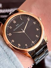 BLKT.2.307 RMS Romanson Grandmaster Özel Seri Kararmaz Renk Atmaz 5 Atm 46 mm Erkek Kol Saati - 1